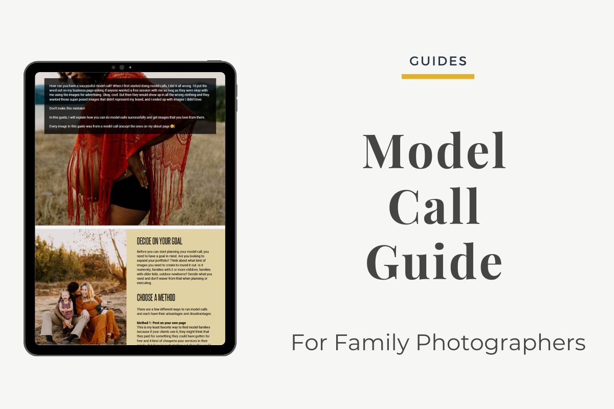 Model Call Guide for Photographers