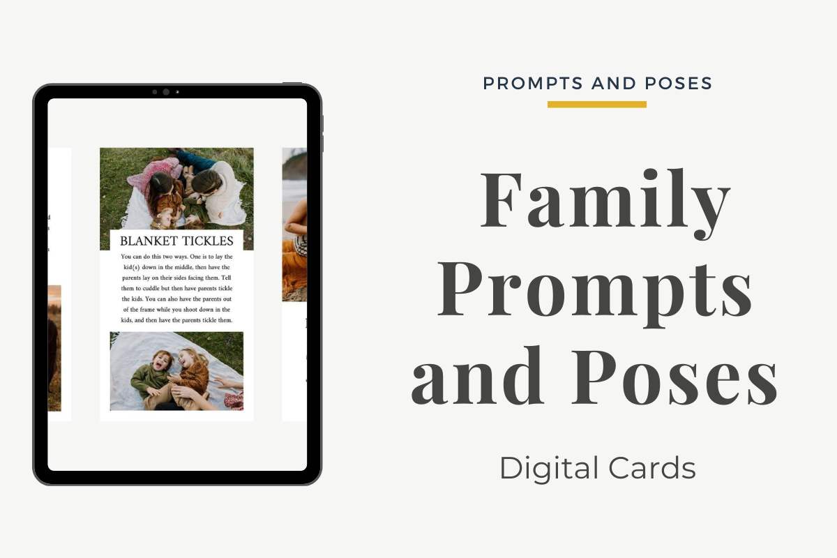 Family Photography Prompts and Poses Digital Cards